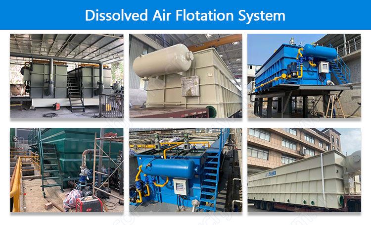 Dissolved air flotation system Dissolved air flotation system